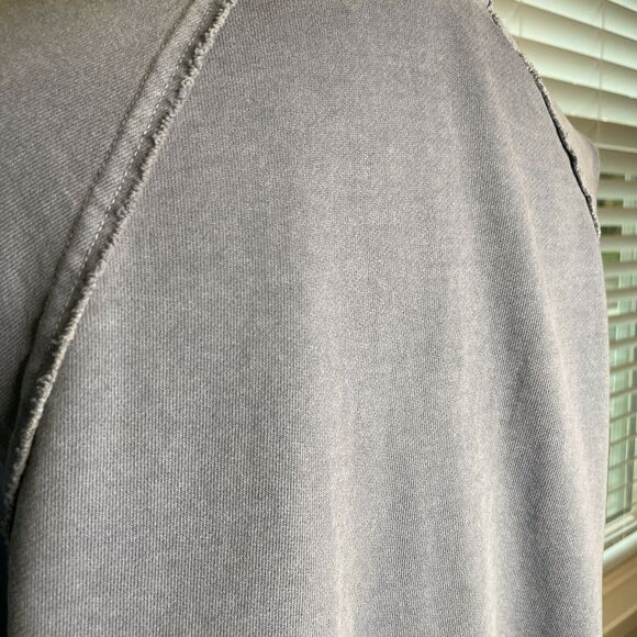 Fabletics Austin Bell Sleeve Jacket Zip Up Terry Cloth True Indigo Dark Large - Picture 8 of 12